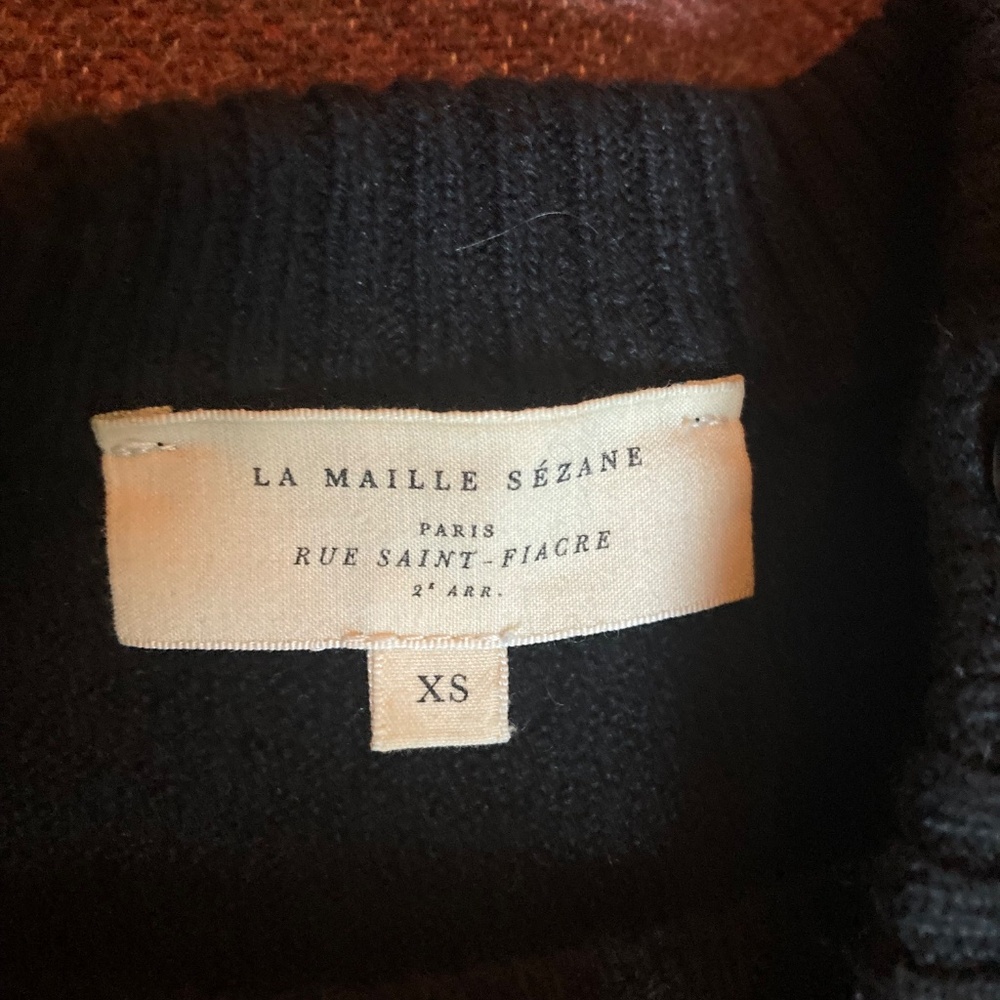 SEZANE Mathie 100% Merino Wool Sweater Dress - Picture 2 of 6